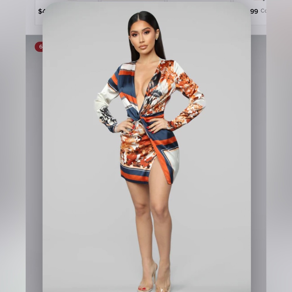 Whole lotta class satin mini dress